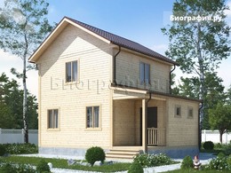 Двухэтажный каркасный дом "КД-31"