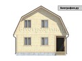 Проект каркасно-щитового дома 90-100м.кв.