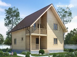 Каркасно-щитовой дом до 110 м2 "КД-40"