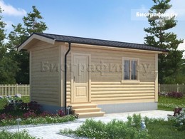 Проект дома СД-12 с типовой планировкой деревянного строения